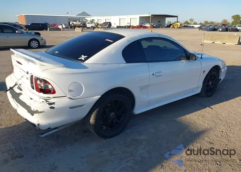 1998 Ford Mustang из США, поврежденный, VIN 1FAFP4048WF255054